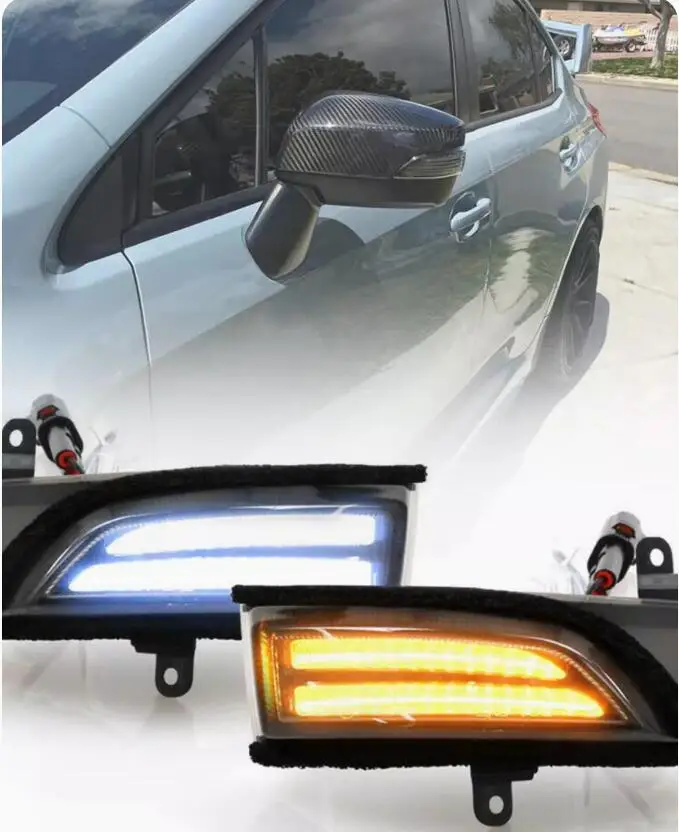 car accessories bumper headlight for Subaru Forester XV mirror daytime light Legacy LED  WRX headlamp outback fog light