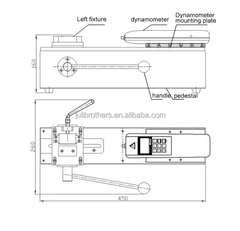 Horizontal Pulling Force Testing Equipment For Wire Harness Terminal