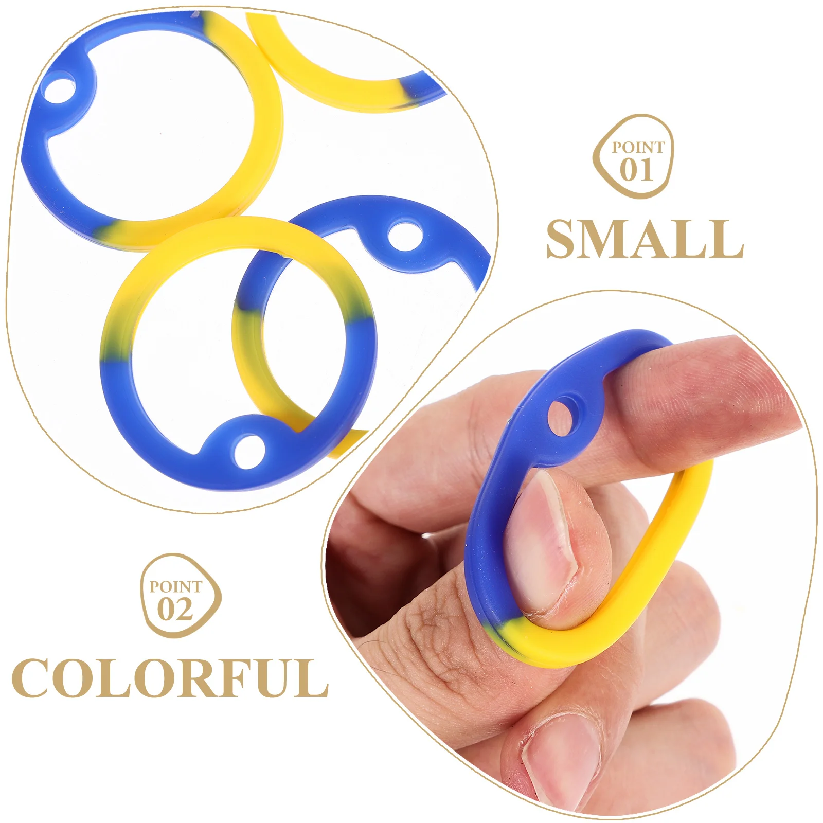 

12 Pcs Dog Tag Silencer Hoop Pet Name Tag Silencers Silent Accessories Protectors Durable Silicone Covers Long Service Life