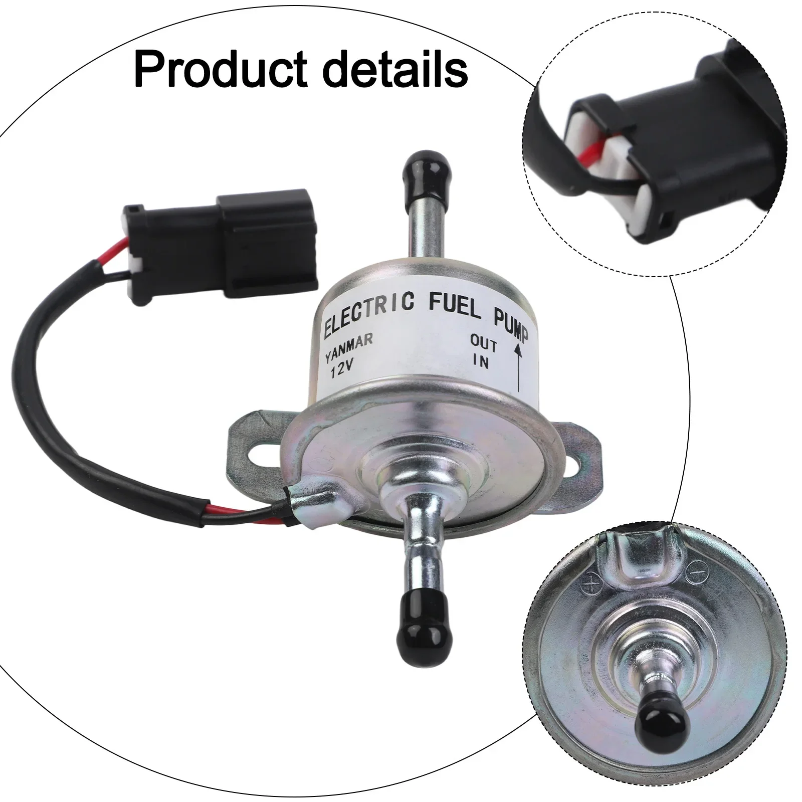 Fuel Pump RD41151353 for Kubota L3301DT L3301F L3301H L3560DT L3560GST and Compact Tractors with High Pressure Injection