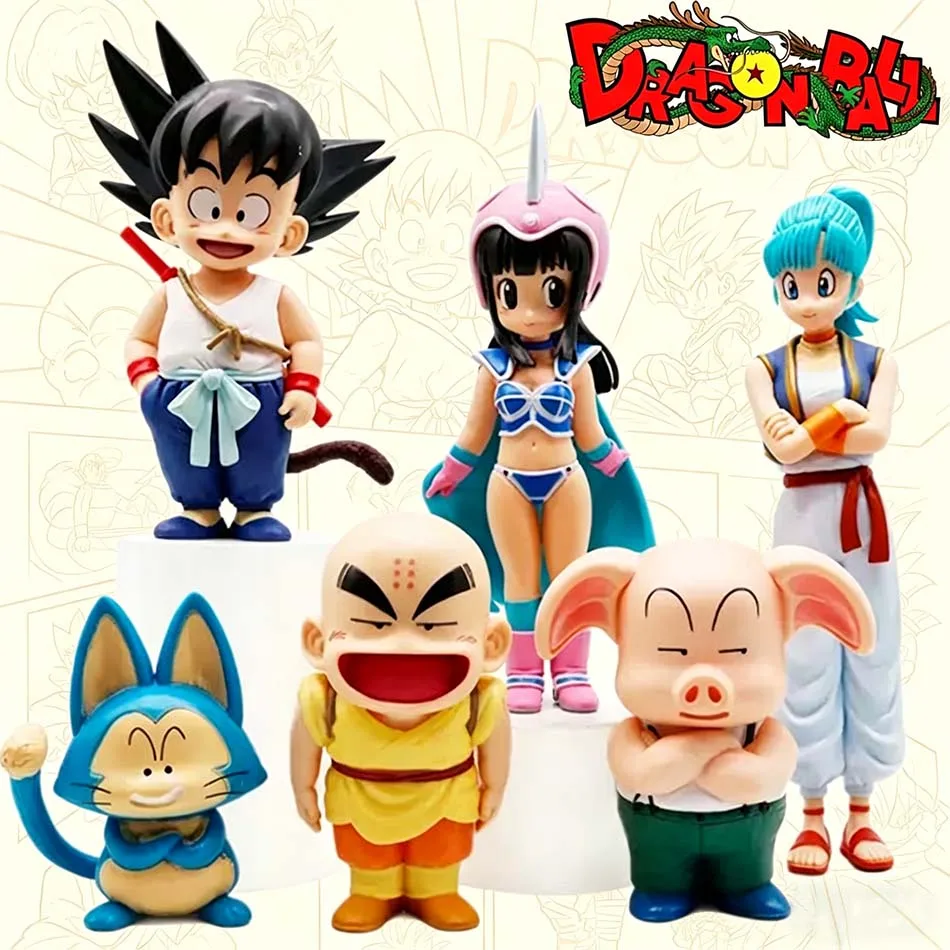 

Оригинальные коллекционные аниме-фигурки Bandai Dragon Ball Ichiban Kuji: Сон Гоку, Бульма, Ямча, Чи-Чи, Мастер Роши. Модели игрушек, подарок.