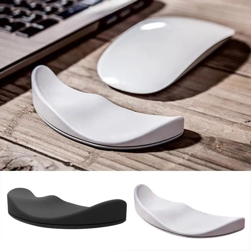 Ergonomic Handguard Mouse Pad G80 Silicon Gel Non-Slip Streamline Wrist Rest Support Mat Computer Mousepad For Office Gam-ing PC