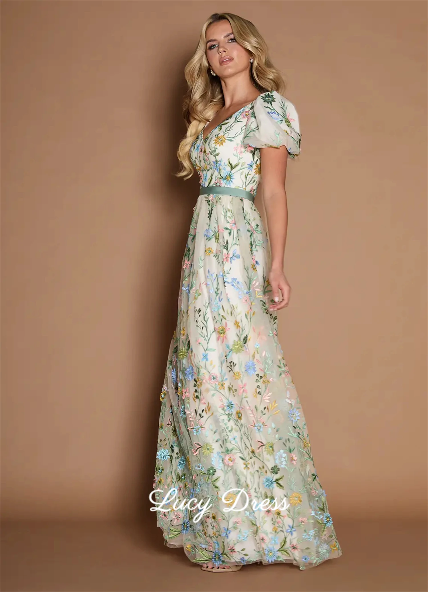 Lucy robe de soirée de mariage personnalisée robes de bal robes de soirée élégantes de luxe pour les Occasions spéciales robe de mariée robe formelle