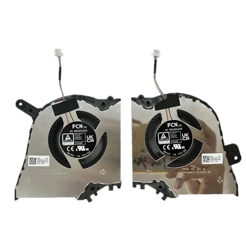 suit  For ASUS Studiobook Pro 16 OLED H5600 W5600 H7600 W7600 GPU+ CPU fan cooling Fan