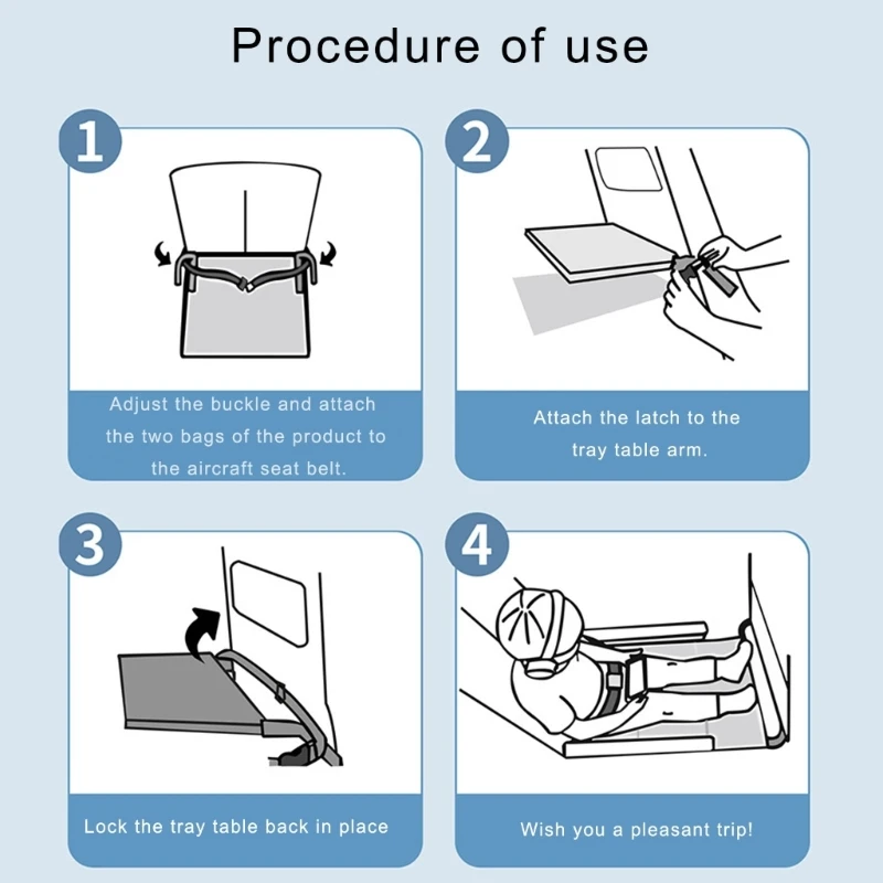 Extensión asientos aviones para niños, reposapiés avión para niños, mejora comodidad del viaje