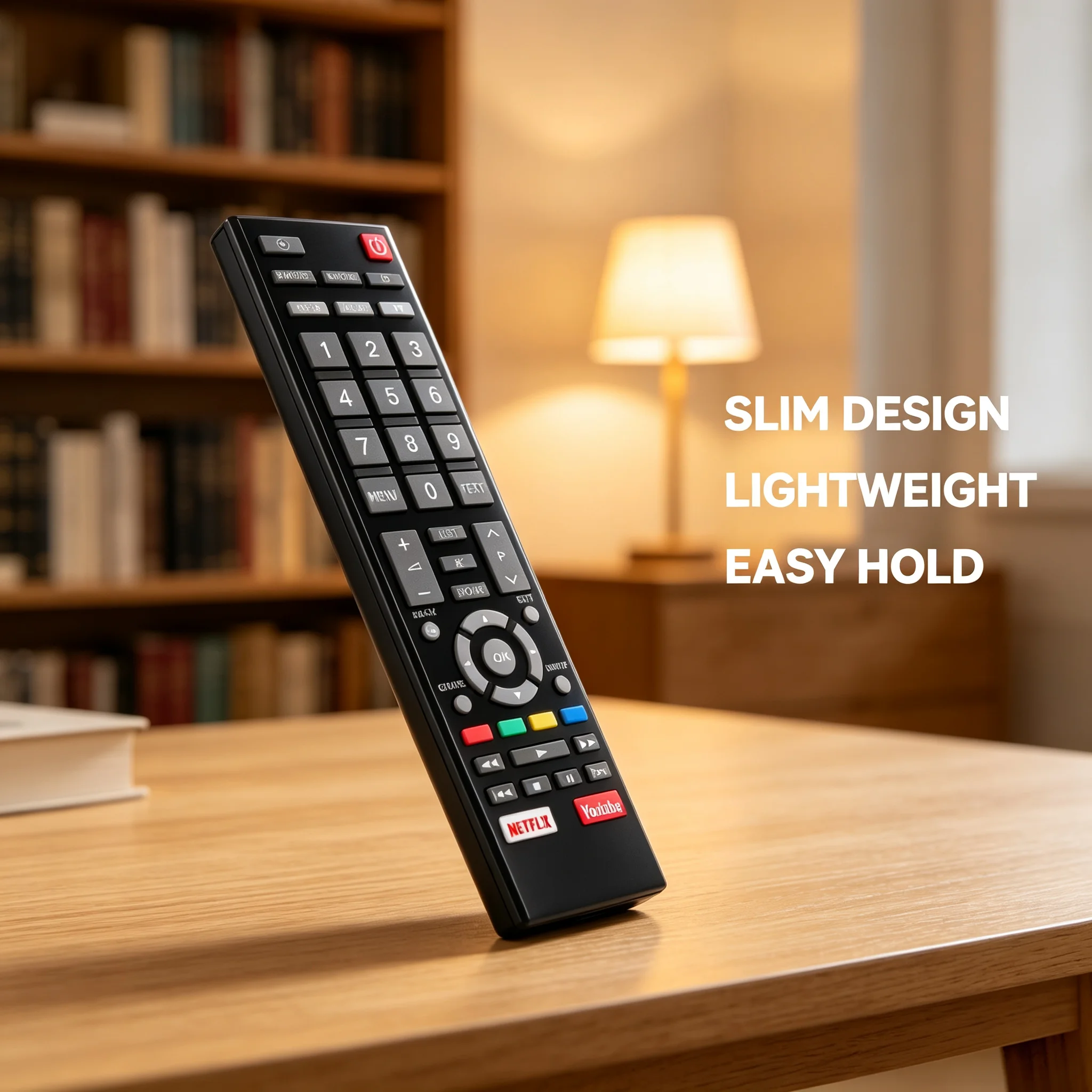 CT-95007 Replacement Remote Control Compatible with Toshiba LCD Smart TV 43S3965 49L5995, Built-in YouTube Hotkey, No Programmin