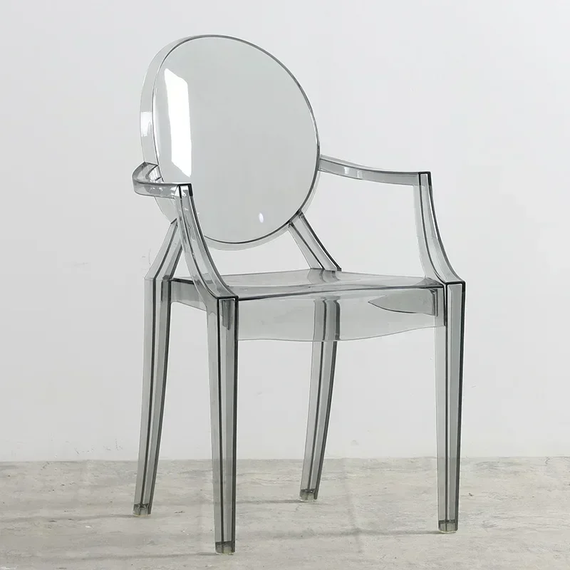 &Transparent Dining Acrylic Chair Custom Ghost Chair Devil Online Celebrity Household Plastic Stool Transparent Cosmetic Chair