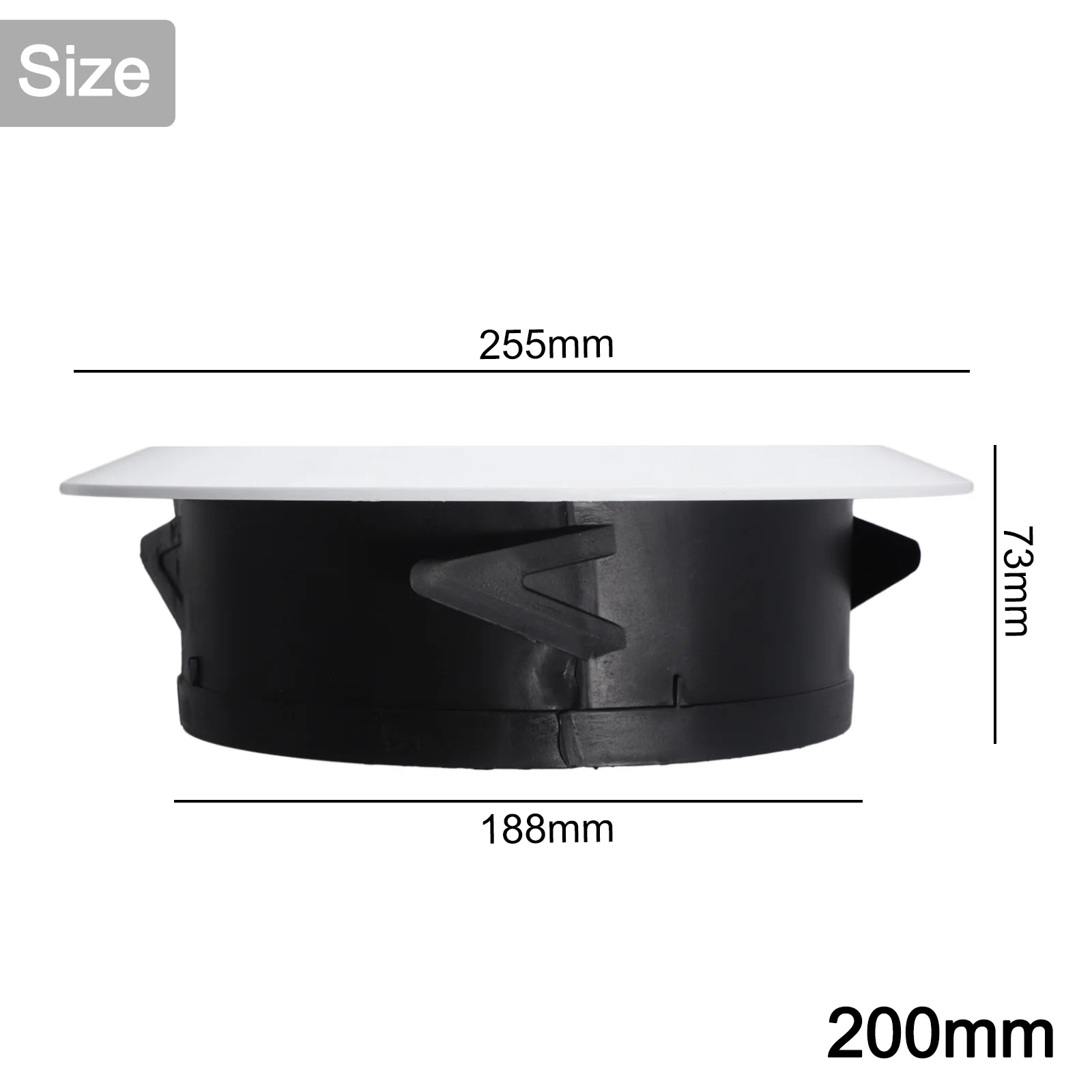 ABS Vent Cover Adjustable Vent Cover Removable Panel Sleek Design Versatile Installation Adjustable Air Volume Easy Adjustment