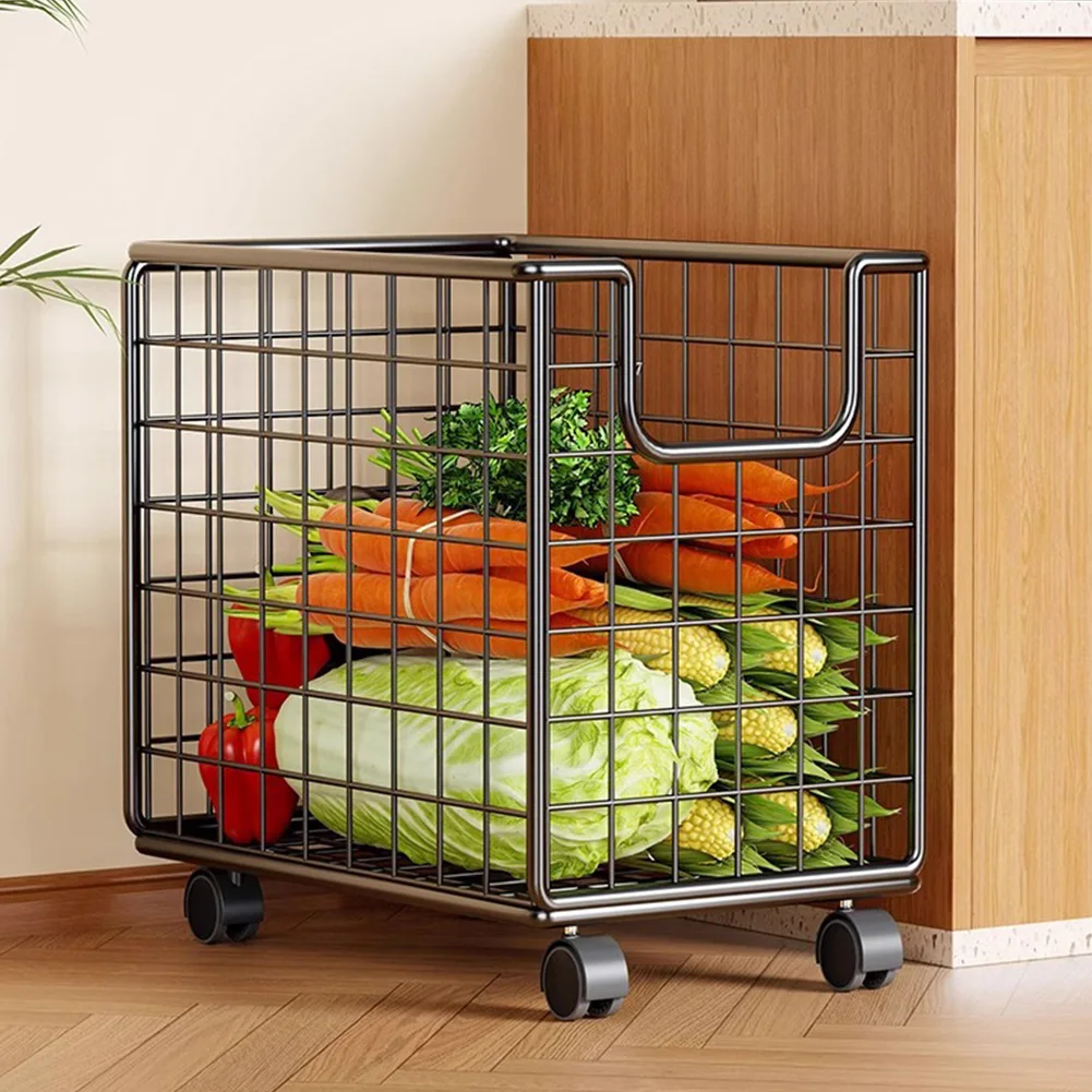 سلة الغسيل تعيق شبكة الأسلاك تخزين عربة المرافق سلة الفاكهة الخضار الوقوف لغرفة المعيشة خزانة الحمام أو غرفة النوم