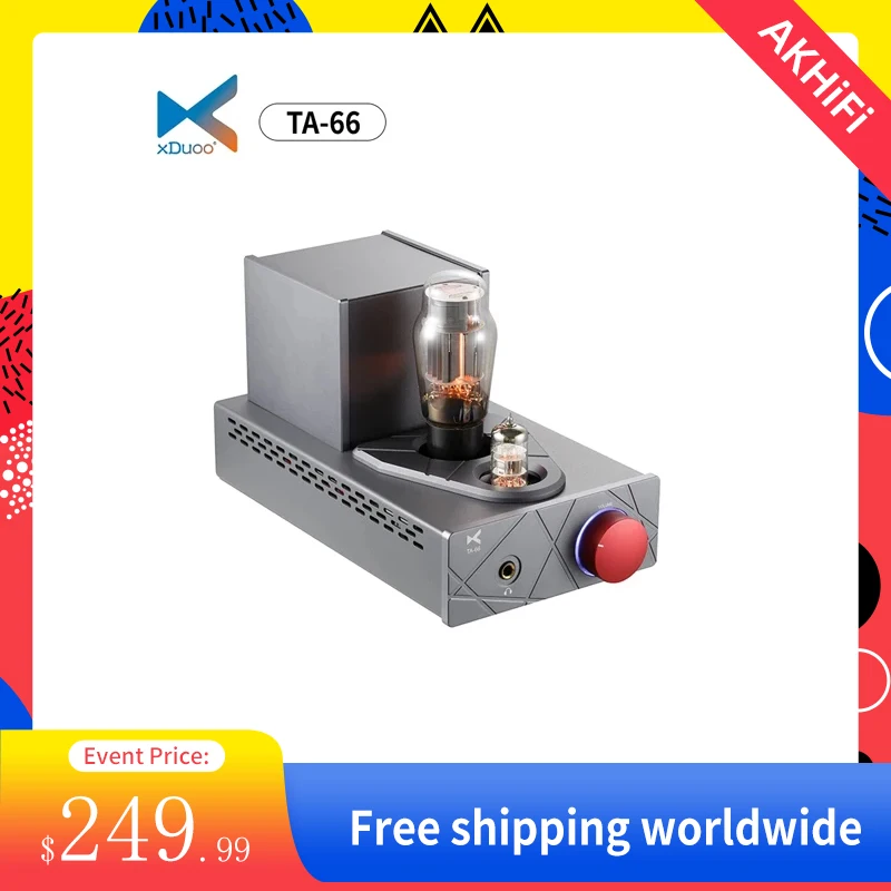 

XDUOO TA-66 Headphone Amplifier 6N2 6N59 High-Performance TA66 Tube Amplifier