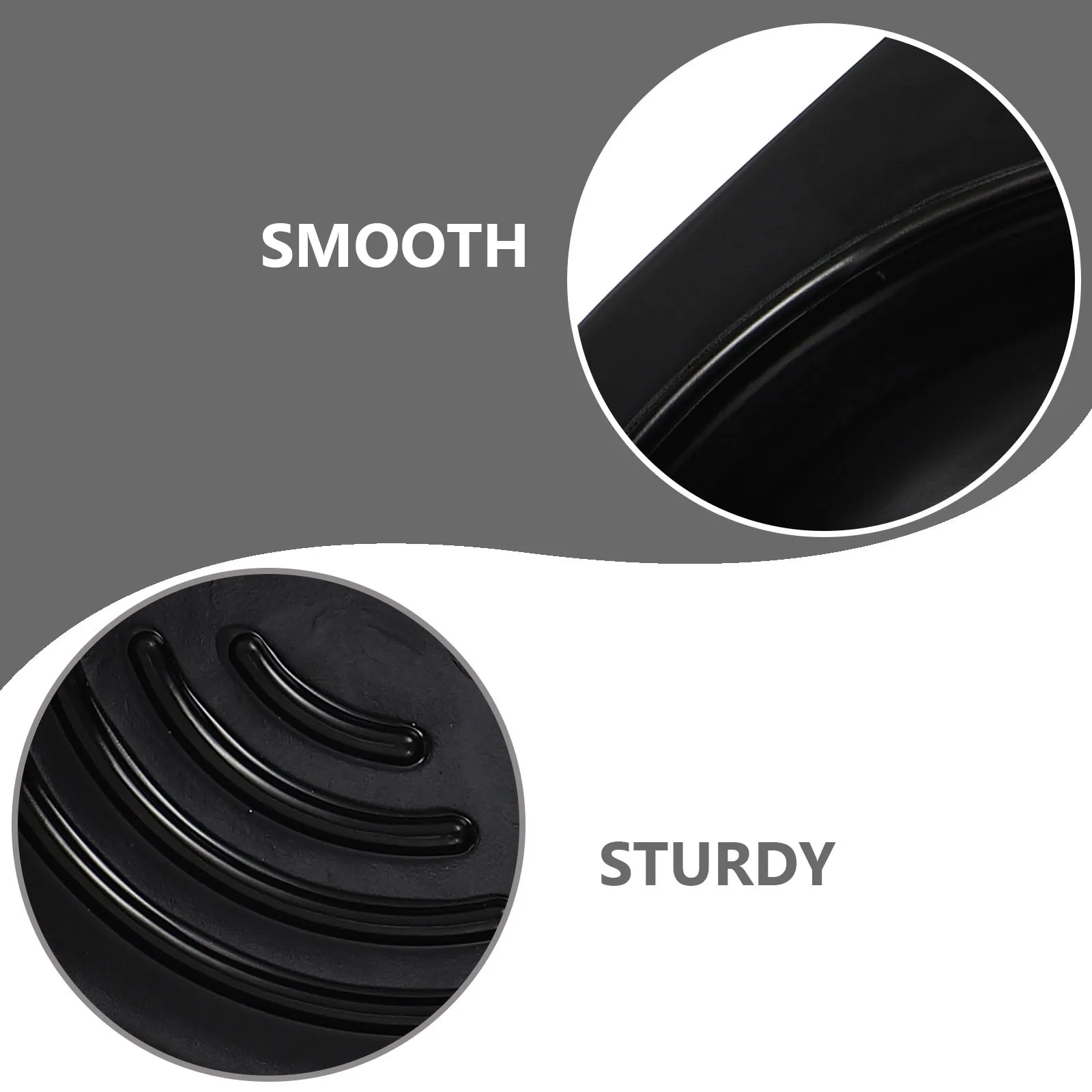 

Casserole Tray Holder Black Melamine Portable Pot Pad Decorative Placemat Heat Insulating Mat High Temperature Resistant