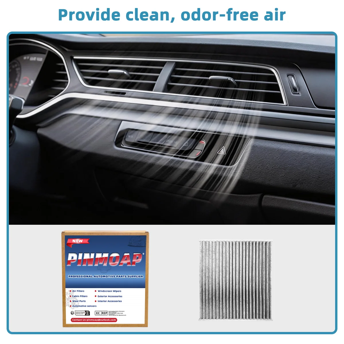 Lanke Car Air Conditioning Filter Cf10285 Is Suitable For Toyota 4runner Matrix Car Replacement Parts 87139-50100 C35667