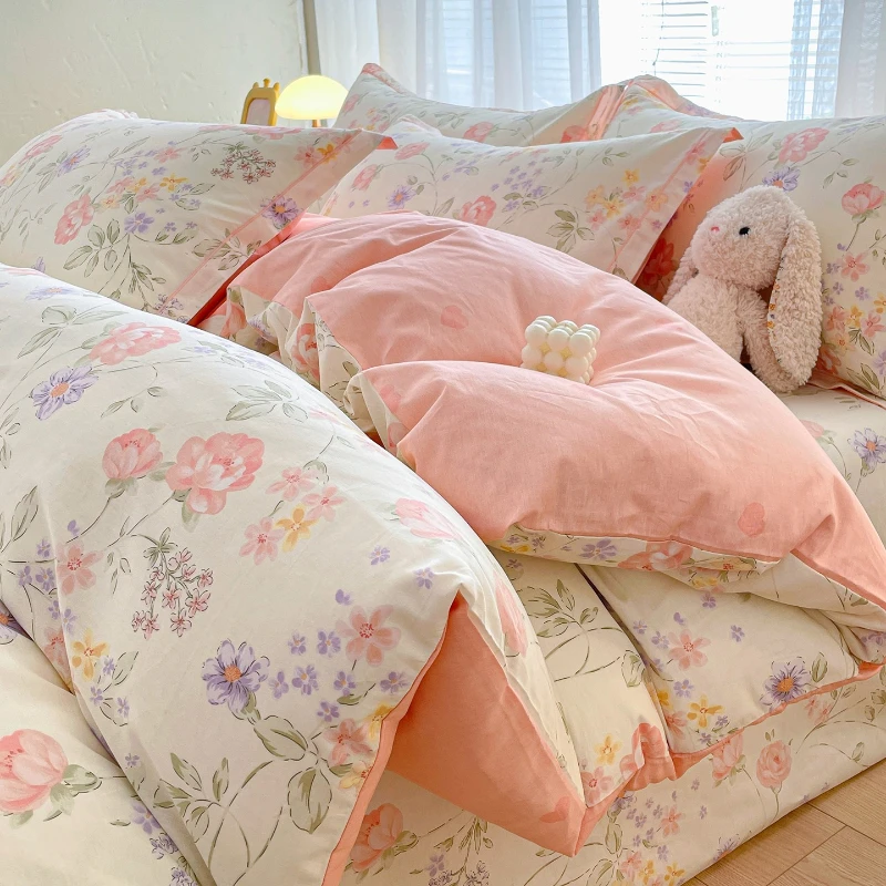 

2026 New All-cotton Printed Series Single Quilt Cover Spring and Summer Skin-friendly Breathable Double 220x240 Duvet Cover