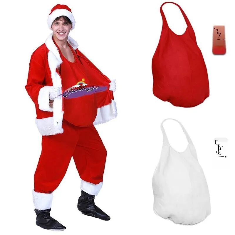 

Костюм Санта-Клауса для взрослых, сценический наряд для мужчин, женщин и детей, одежда для выступлений на Хэллоуин и Рождество