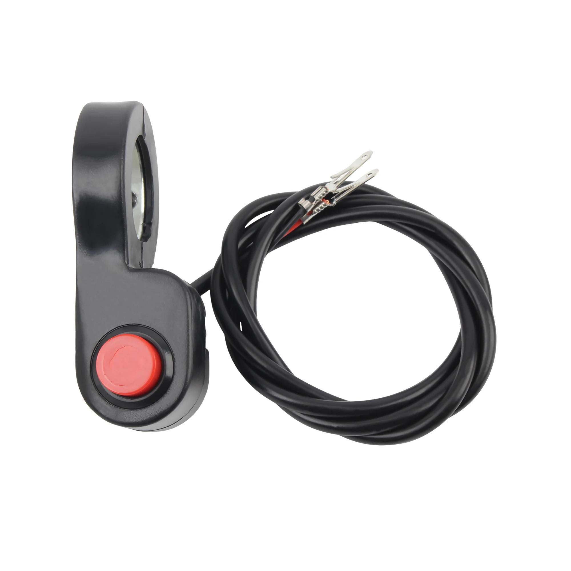 7/8'' Motorcycle Handlebar Switch Electric Bike MTB Horn Starter Kill Button Switch E-Bike Motor Handlebar Switch Single Switch