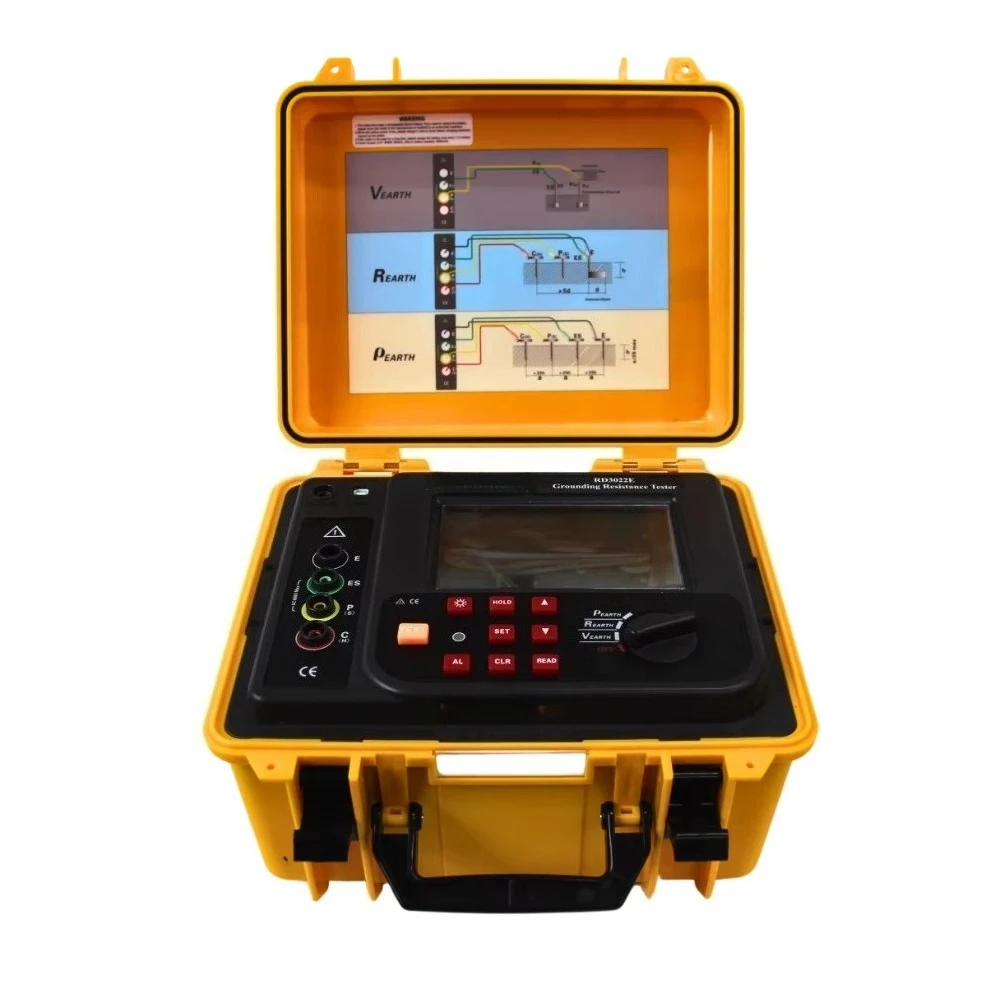 3100C Soil Resistivity Meter, 4-Wire Test, Over 20mA Sine Wave, 0.01Ω Resolution
