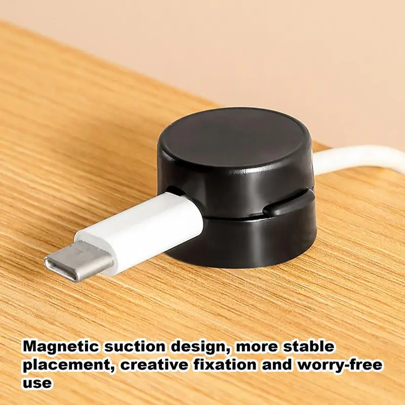 Cord Organizer Holder Charging Cable Keeper Management No Drilling Required Wire Charger Holder For USB Cables Computer Charging