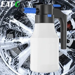 EAFC 1.5L 전기 자동차 물총 거품 분무기 식물 미스터 펌프 USB 분무기 물을 식물 창 청소 자동 자세히