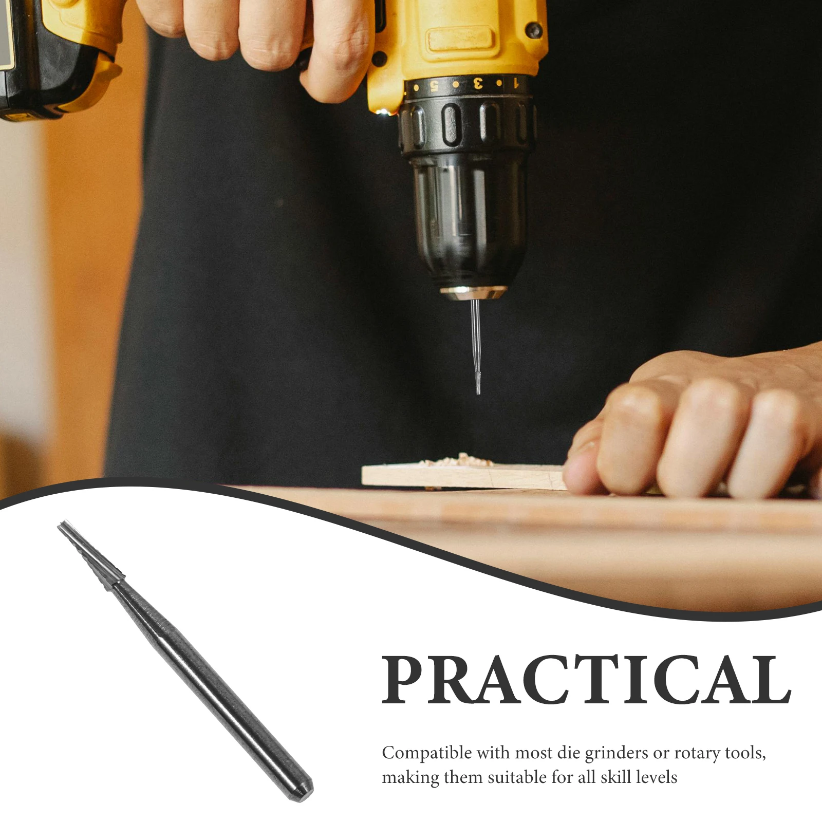 5 قطعة طقم تصليح الزجاج الأمامي كربيد التنغستن لقمة ثقب لرقائق الشقوق الزجاج الحفر الدقة أداة مجموعة إصلاح الزجاج الأمامي