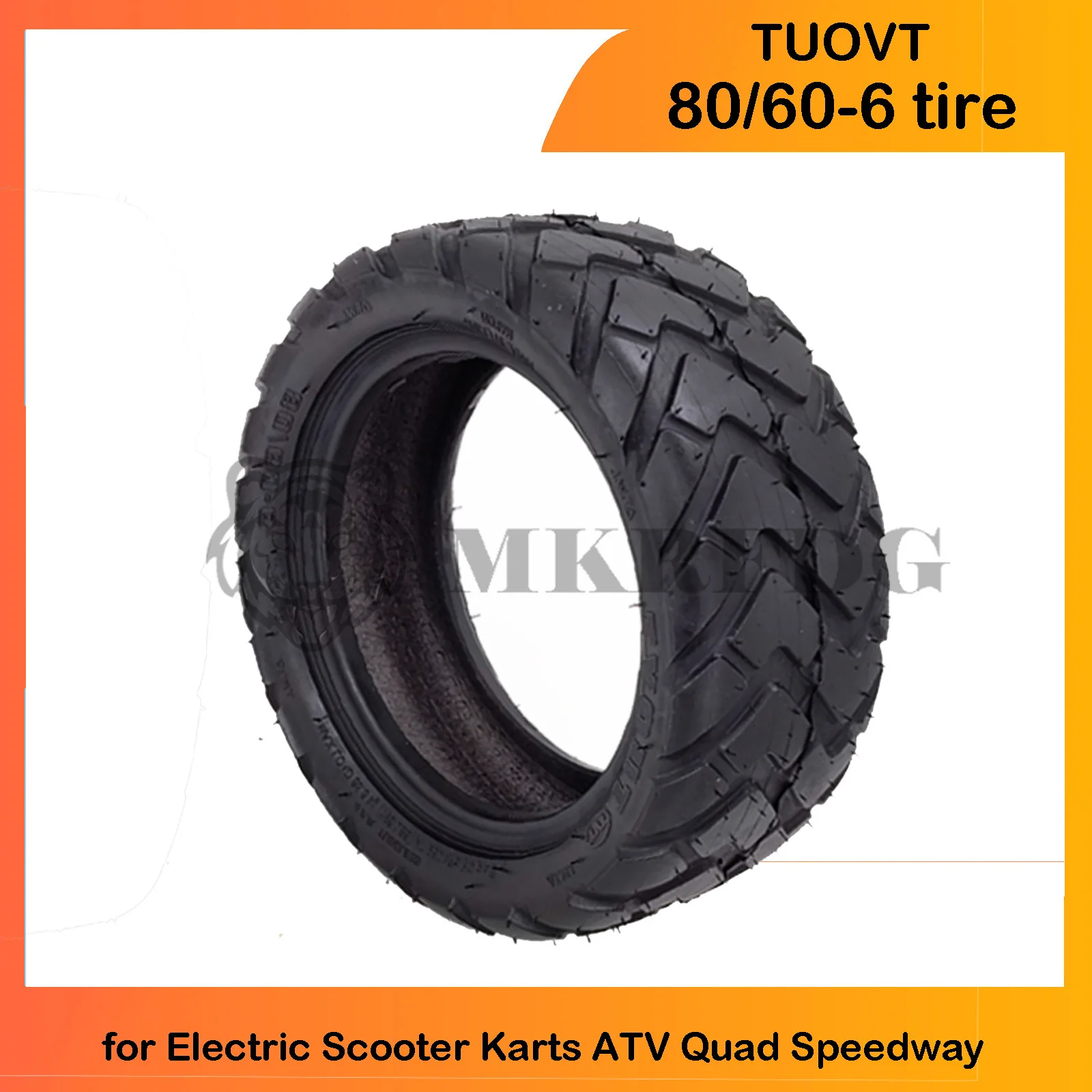 10 Inch Scooter Tire 80/60-6 Tubeless for KUGOO M5 Solar P1 Jueshuai X700 X750 FLJ C11 T11 Electric Scooter Parts & Accessories