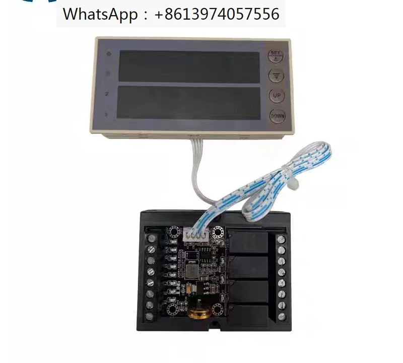 

PLC FX1N-20MR+rail type housing +PLC display relay module delay module