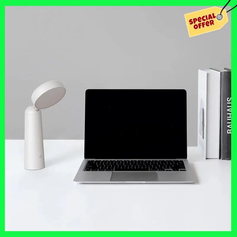 

LBER Rechargeable Touch Table Lamp - Aesthetic,Tri-Color Stepless Dimming,Simple Design For Home Decor, Bedside Night Light