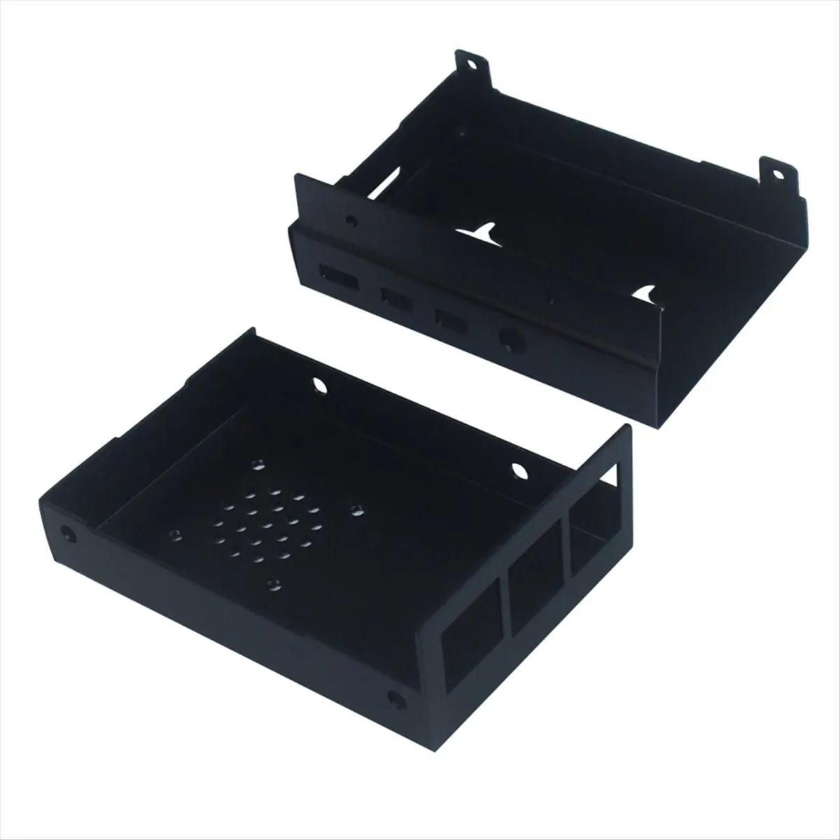 SWXF For Model B Case CNC Aluminum Case Ultra-Thin Metal Shell for Model B Case(Black)