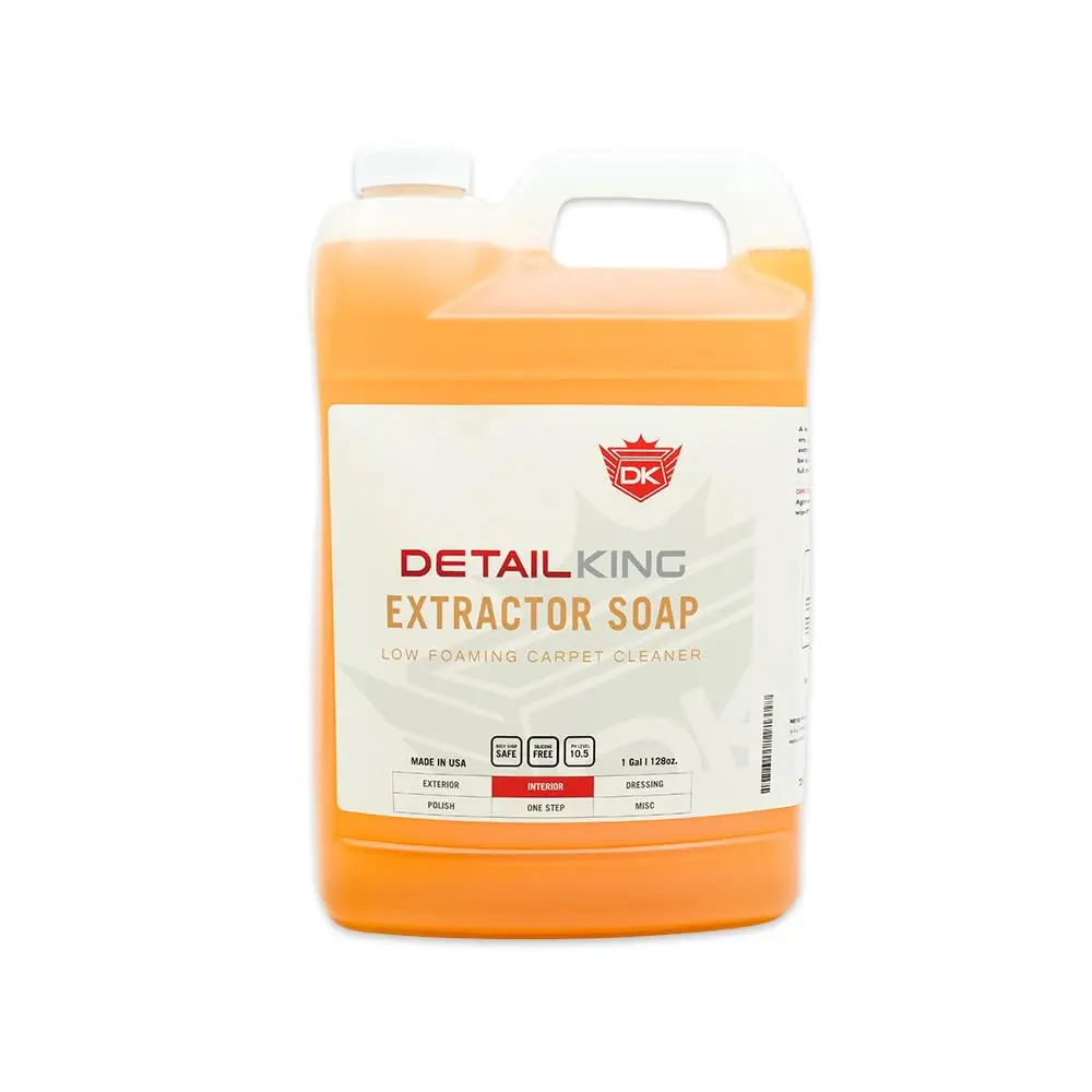 

Car Interior Extractor Soap - Auto Fabric Cleaner - Gallon