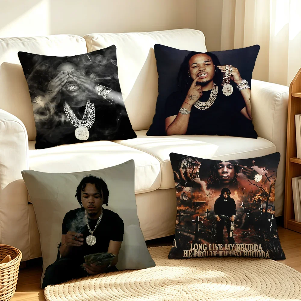 Rapper B-Bloodhound Q50 Album Trying cushion cover Soft Smooth Hidden Zipper Washable Decorative Couch Office Housewarming Gift