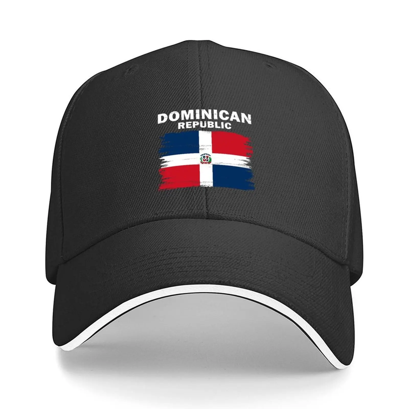

Dominican Republic Flag National Baseball Cap Sunhat Hat men Fishing cap Golf Hat Man Hats Man Women's