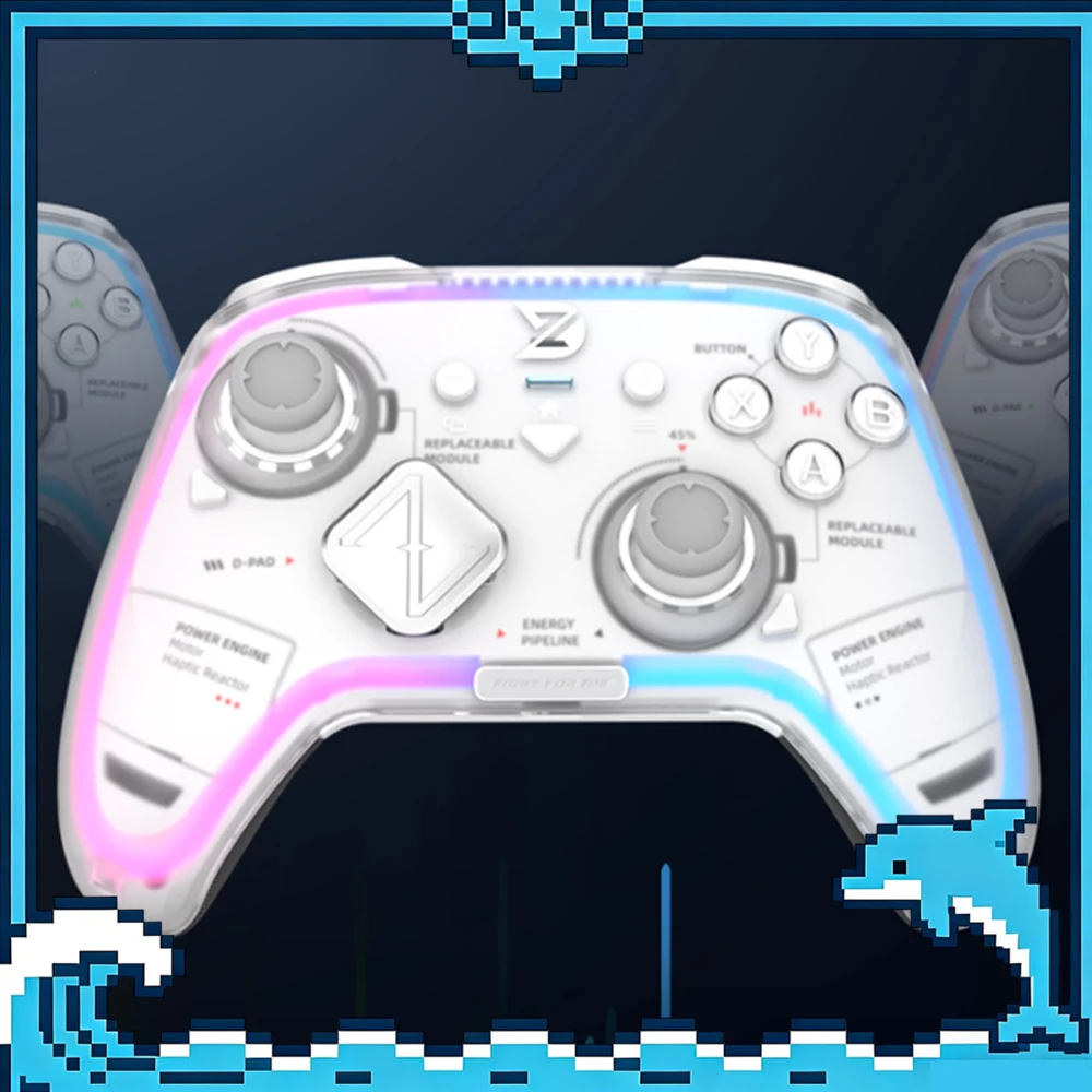 

ZD Ultimate Legend Improved Edition Game Controller Elite Modular Sensor 3Mode Wireless Gamepads For Phone NS PC TMR Joystick