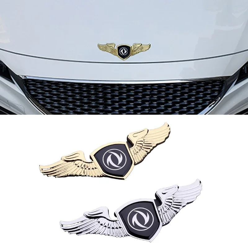 Car Hood Metal Wings Styling Emblem Sticker for DongFeng Fengshen A60 L60 Fengxing SX5 SX6 XV X6 A9 C35 C36 K06 K07 V27 V29 MX6