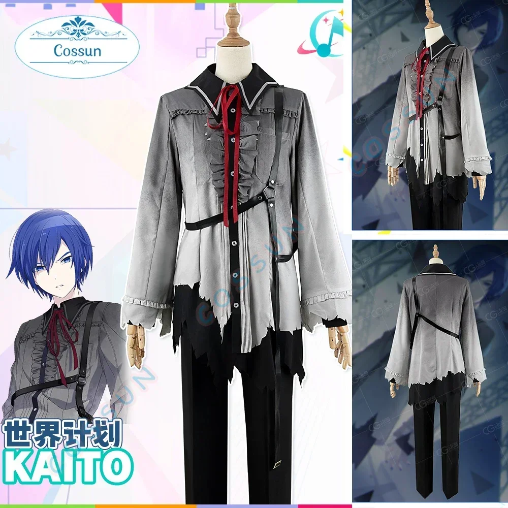 

COSSUN PJSK Kaitoo Cosplay Costume Project Sekai Cosplay Suit Coat Shirt Pants Halloween Carnival Uniforms Women Men