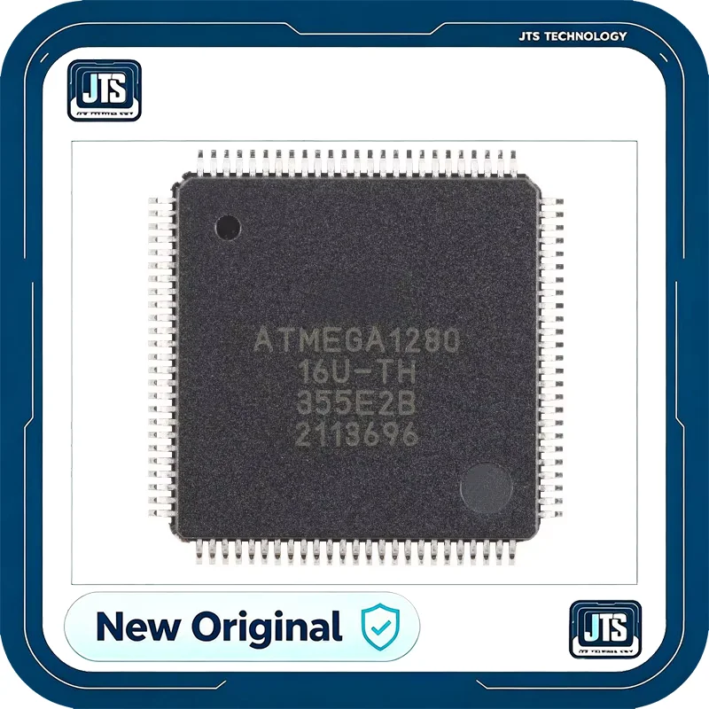 Brand new original in stock ATMEGA1280-16AU IC MCU 8BIT 128KB FLASH TQFP-100 Electronic Components ATMEGA1280-16AU