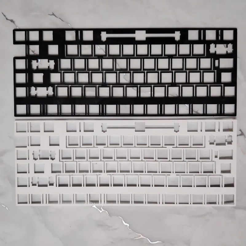 PMO WAVE75 Keyboard Positioning Plate PC POM PP FR4 Carbon Fiber Aluminum Alloy Anode Brass Mechanical Keyboard Accessories