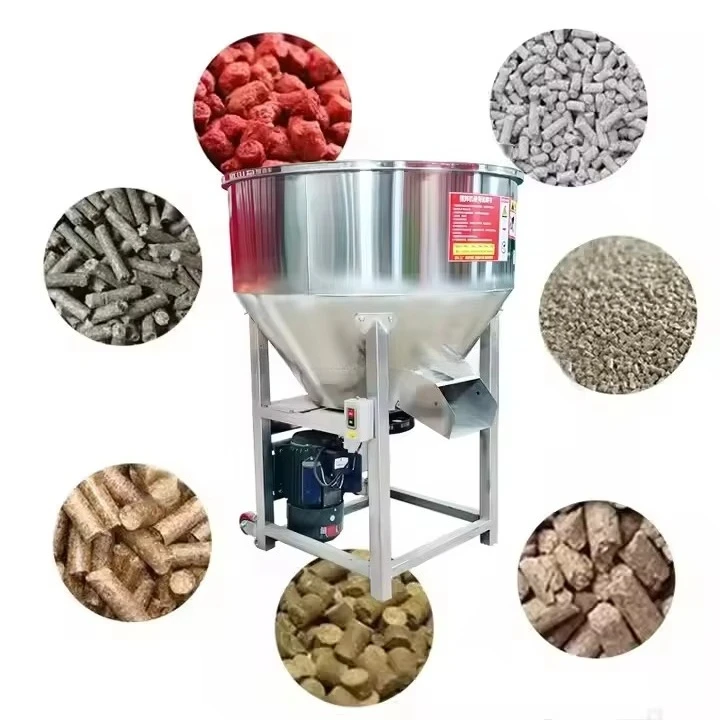 Animal Feed Mixer  Poultry and Chicken Feed Grinder  Combination tank Machine for Animal Food Mixer