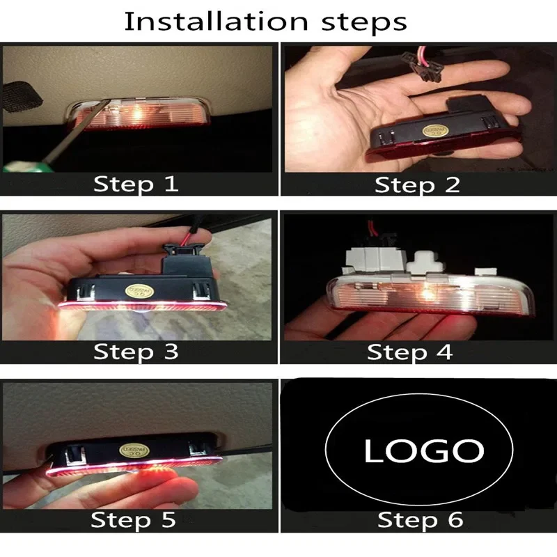 Carro levou logotipo porta projetor, luz de boas-vindas, VW R Golf 5, 6, 7, GTI, GTD, GTE, 7N, Touran, CC, Passat B6, B7, B8, B9, c6, C7, C8,