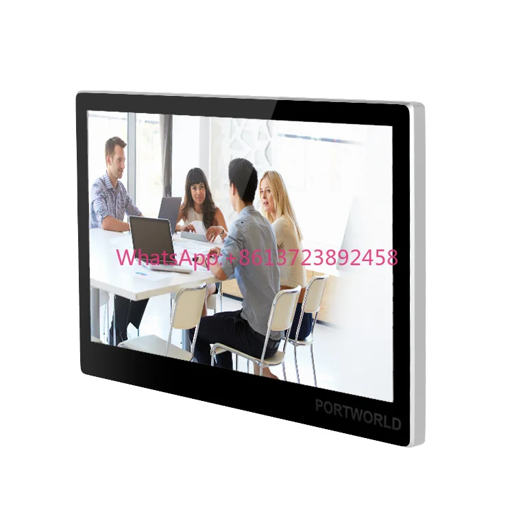 10.1 Inch Wall Mount Android 11 Tablet RK3566 Vesa Capacitive Touch Screen Poe Mountable 2GB Memory Wifi Rj45 Ethernet Port