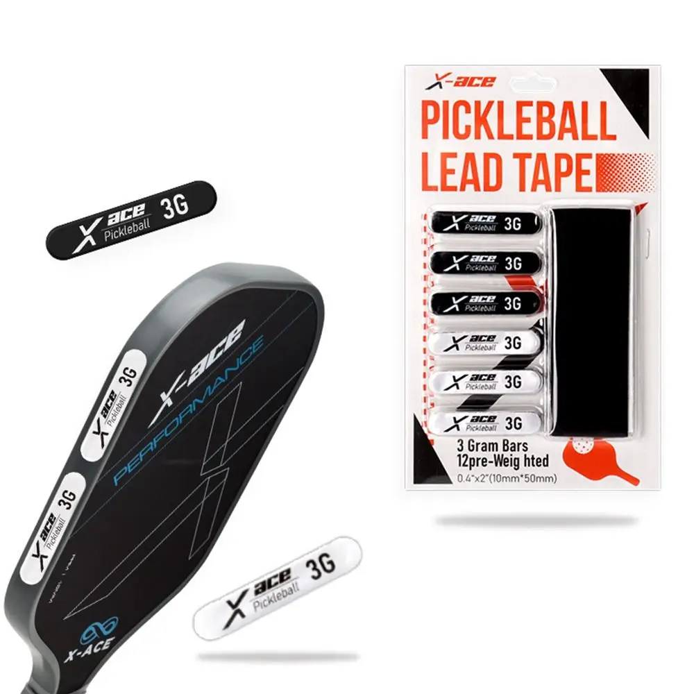 

6 шт., черно-белая наклейка на противовес для ракетки, отшелушивающая самоклеящаяся теннисная ракетка, балансировка головы, добавление веса