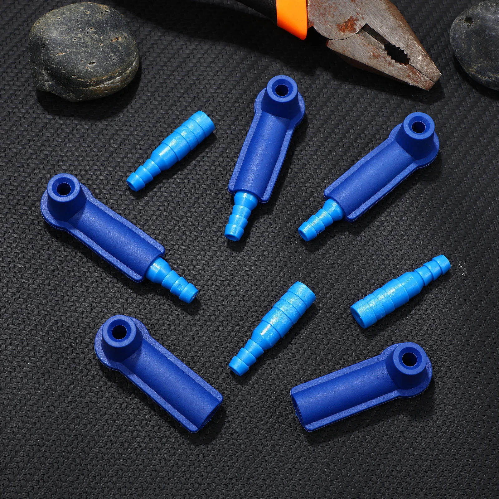 

5Pcs Brake Fluid Changer Tools Premium ABS Material Quick Replacement Connectors for Car Truck Vehicle Brake Oil Exchange