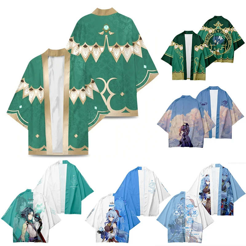 

Genshin Impact Cardigan Anime Game Haori Lumine Cosplay Costume Emilie Outfit Nahida Dress Up Carnival Party Tops Adult Clothing