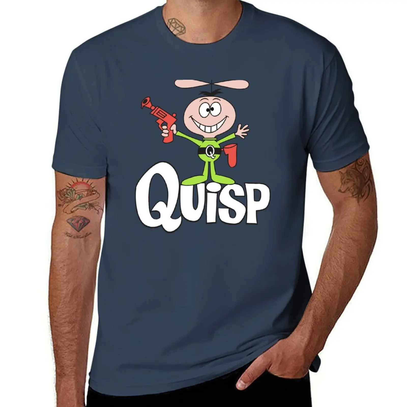 

Quisp Logo T-Shirt Anti-Pilling Casual T-Shirt