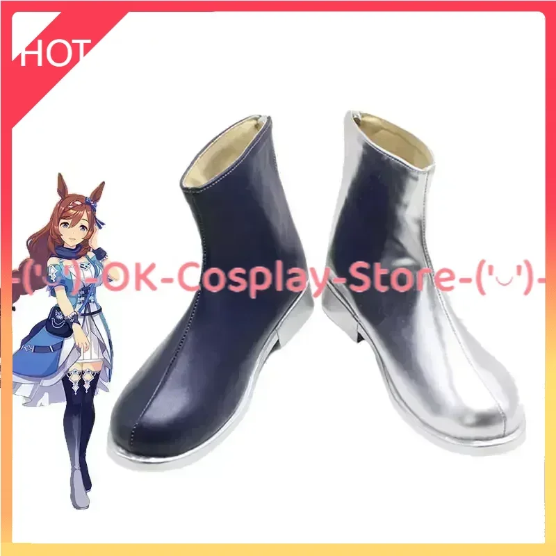 Game Pretty Derby Super Creek Cosplay Shoes Halloween Carnival Boots PU Shoes Cosplay Props Custom Made