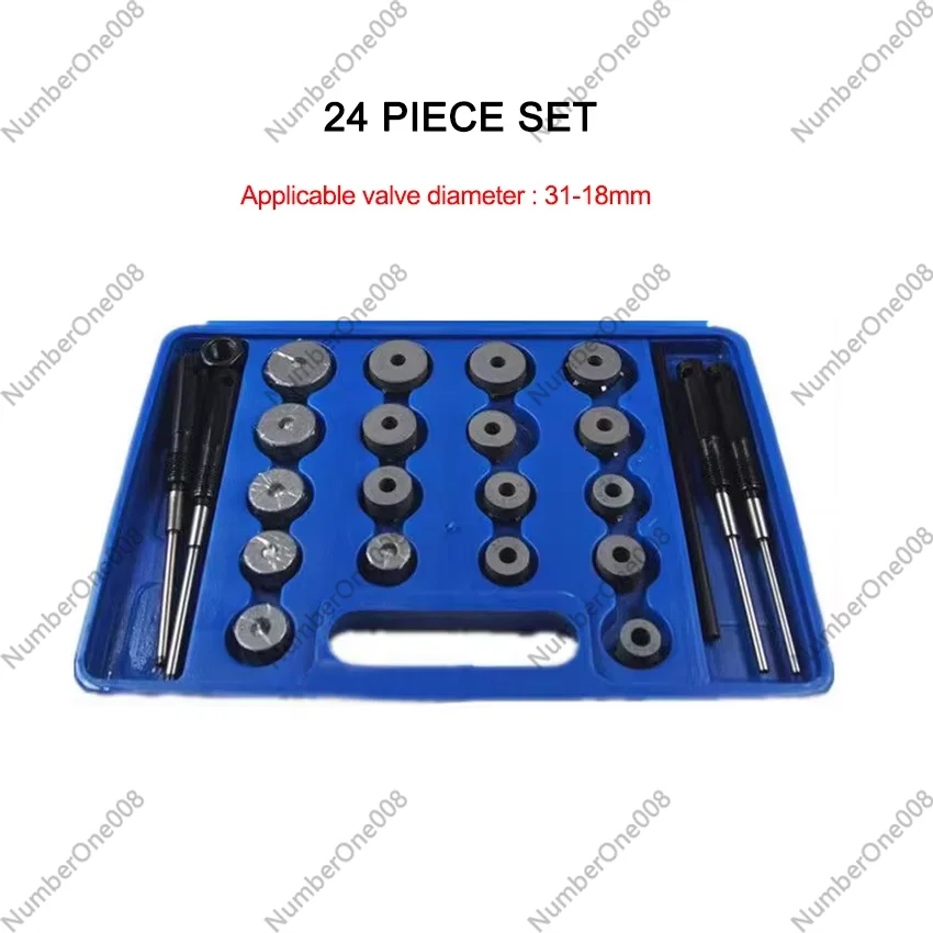 Motorcycle Valve Tool Valve Seat Reamer Motorcycle Repair Cutter Automobile repair Valve Tools Set Fit 21pcs 23pcs 24pcs set