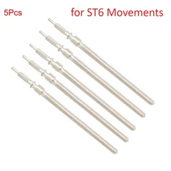 5Pcs Watch Winding Stem for ST6 Mechanical Movements Watches Stem Crown Rod Kit Movement Repair Parts