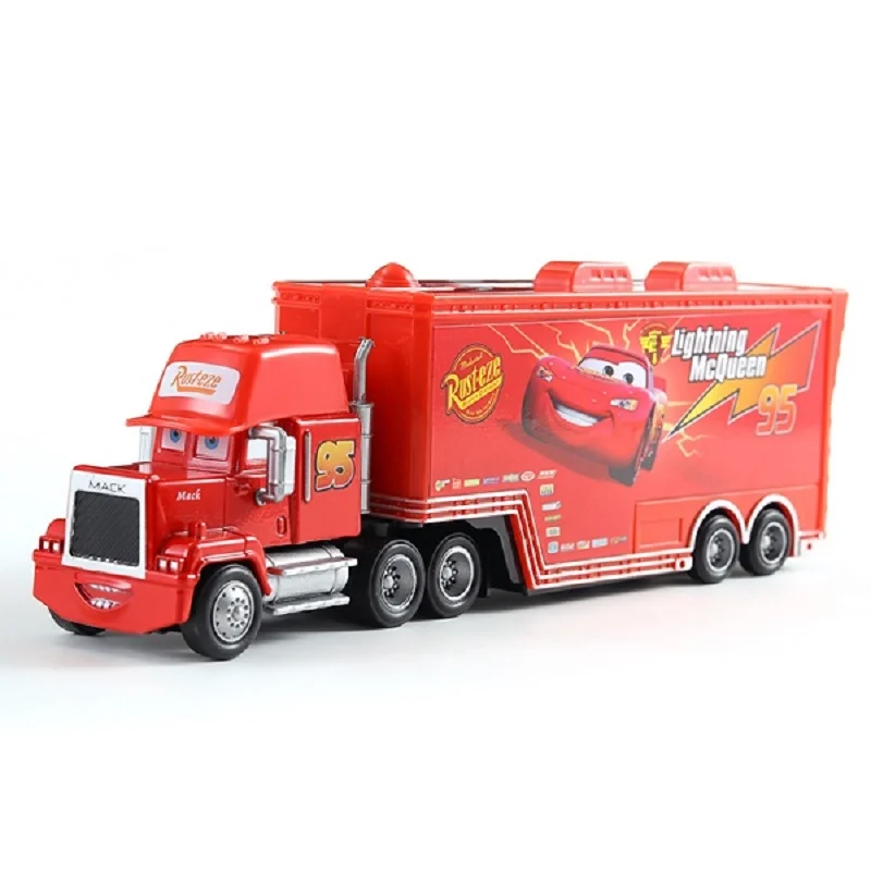 Cars 2 Disney Pixar Racing 3 1 Toy Lightning McQueen Jackson Storm Chick Hicks Mack Truck Collection Die Metal Model kids Gift