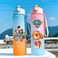 PAW Patrol 750ML Bottle Children's Straw Cup Large Capacity Ryder Chase Drinking Sports Plastic Bottle BPA Free