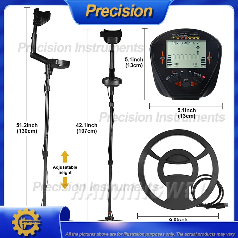 2026 Metal Detector for Outdoor Archaeology Treasure Hunting Beach Gold Jewelry Finding High Sensitivity Waterproof Search Tool