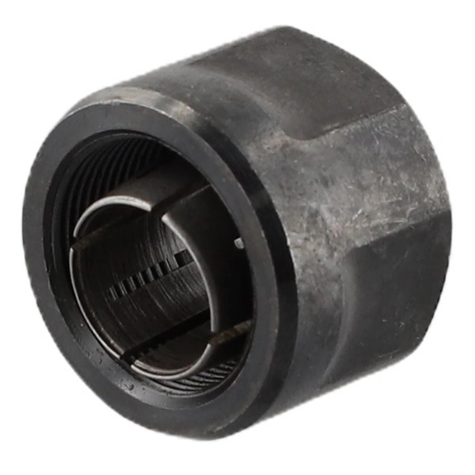 1/2 Inch Collet Nut Plunge Router Parts 21x27mm Center Hole For 3612 For 3612 Plunge Router Metal Black Power Tool