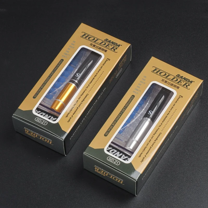 Metal Cigarette Holder Cartridges Filters Disposable Filter Inserts Smoking Accessory